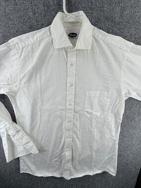Stenstroms Twill Twofold Super Cotton 39 White Long Sleeve Mens Elegant Pocket